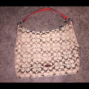 Coach hobo style purse